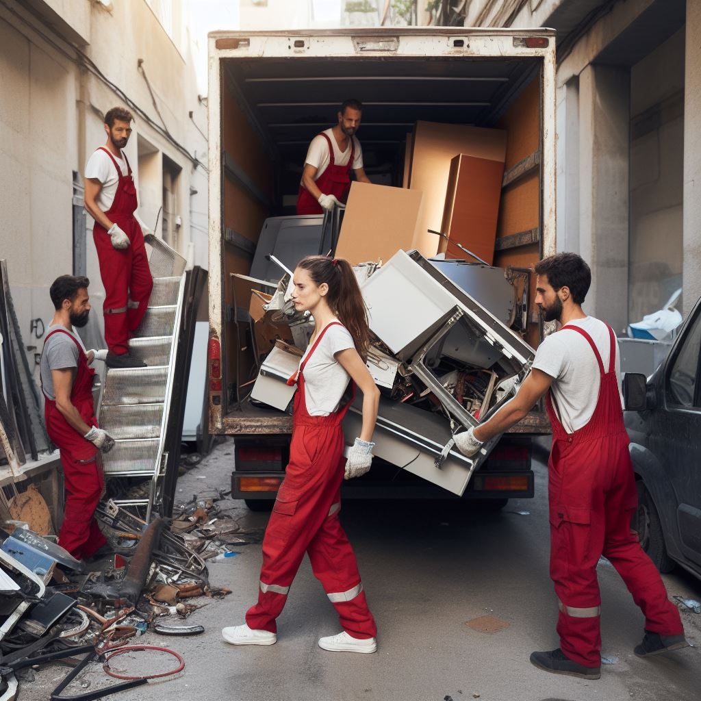 Trabajo de vaciado de locales en Pallejà